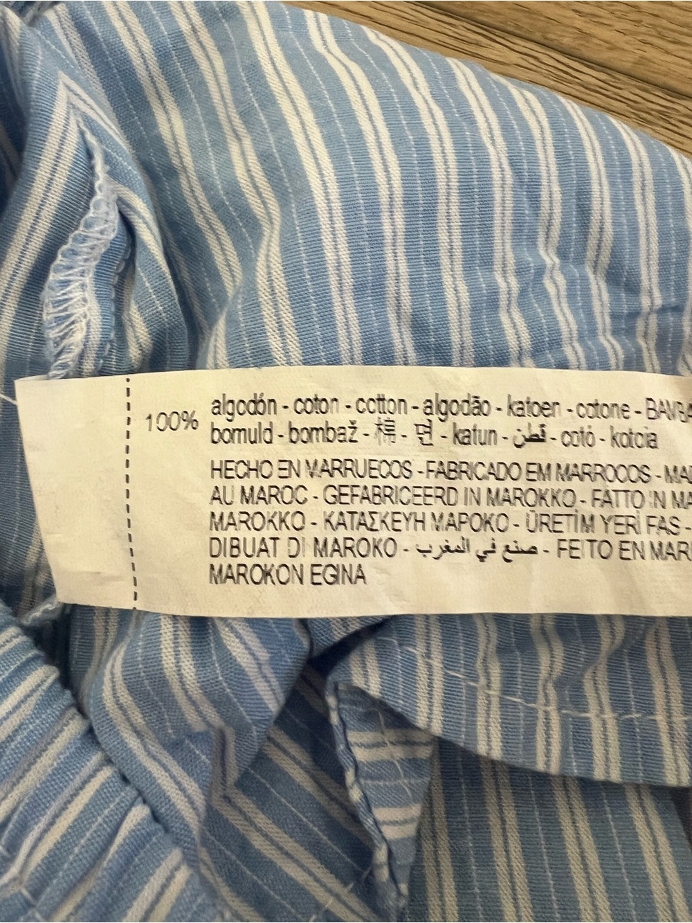 Cotton Stripe Shorts - Picture 4 of 4